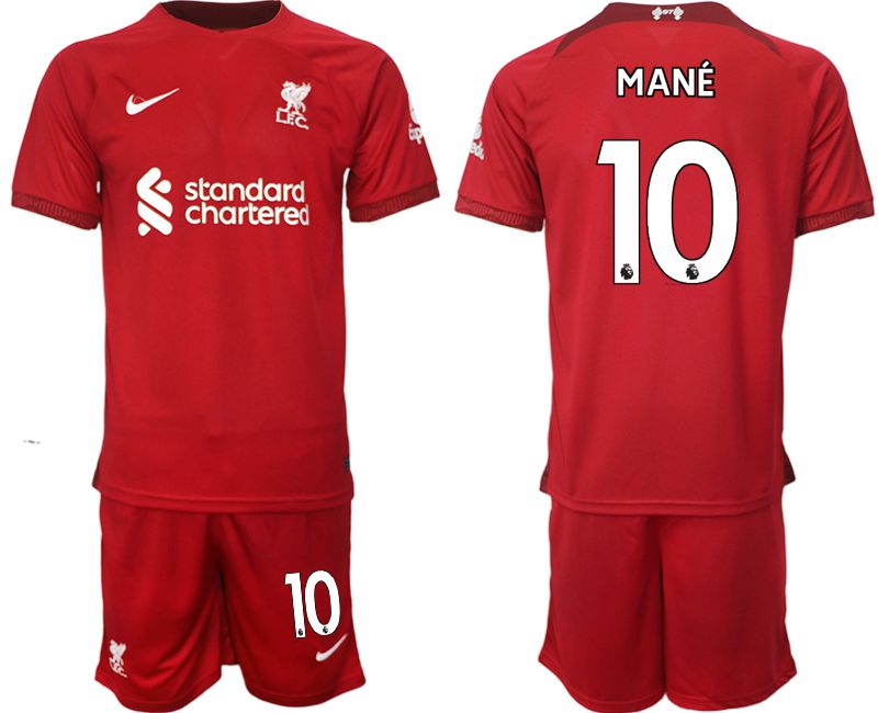 Men 2022-2023 Club Liverpool home red #10 Soccer Jersey->liverpool jersey->Soccer Club Jersey